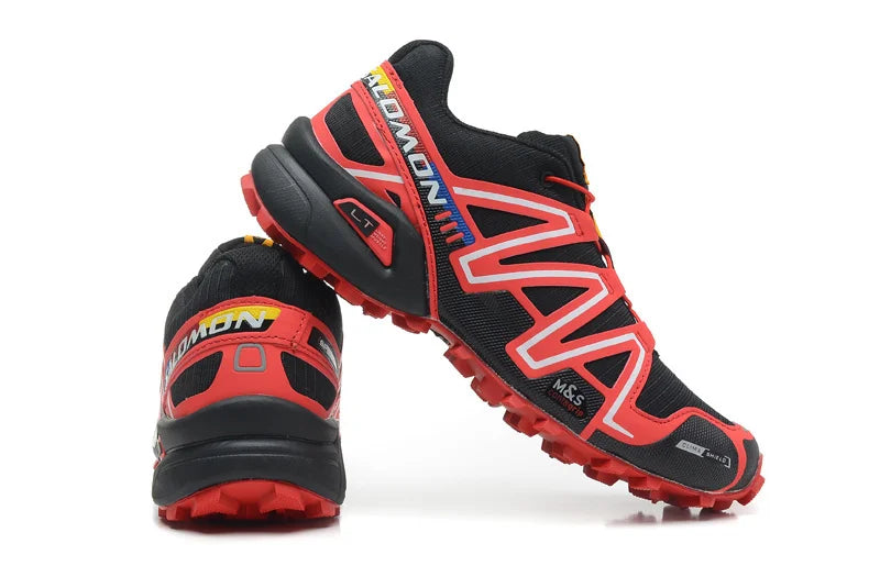Salomon Speed Cross 3 Red and Blue Outdoor Hiking Non-slip Running Shoes man 40-46