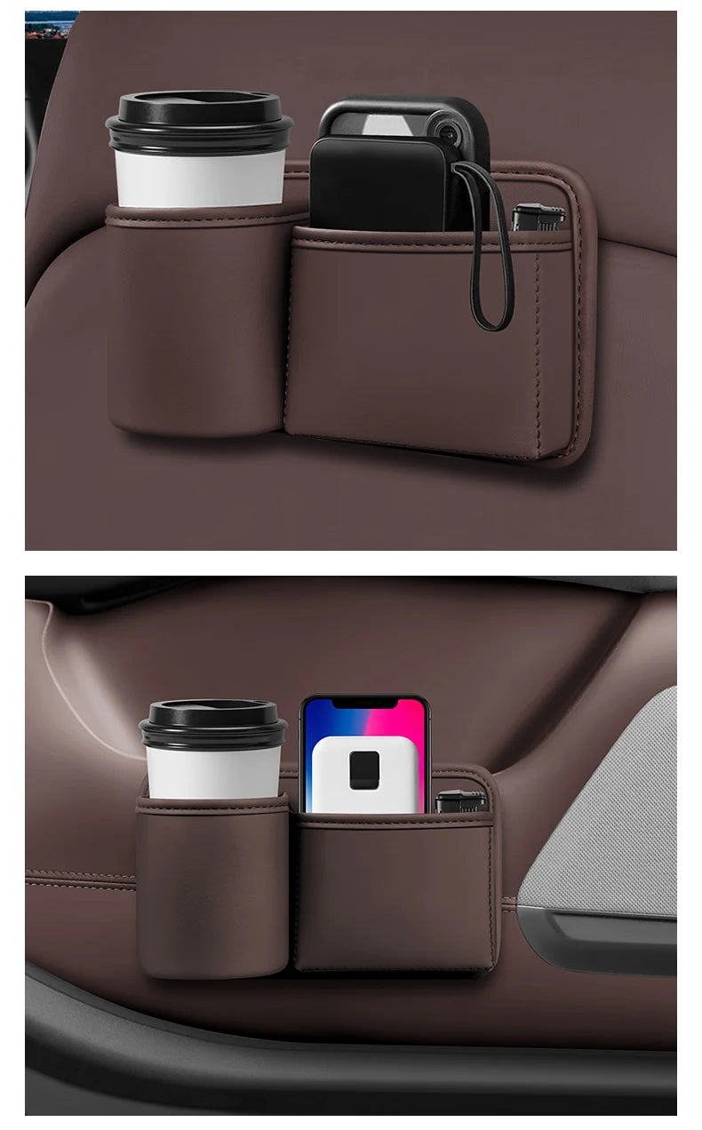 Toyota car seat back storage box multifunctional creative car water cup holder seat rear door storage box car supplies