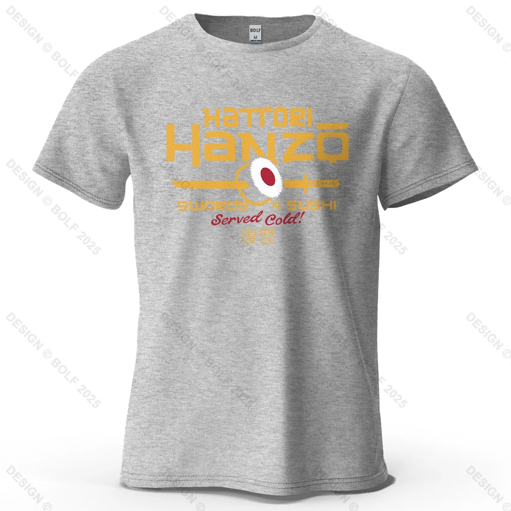  Hattori Hanzo anime graphic t-shirt