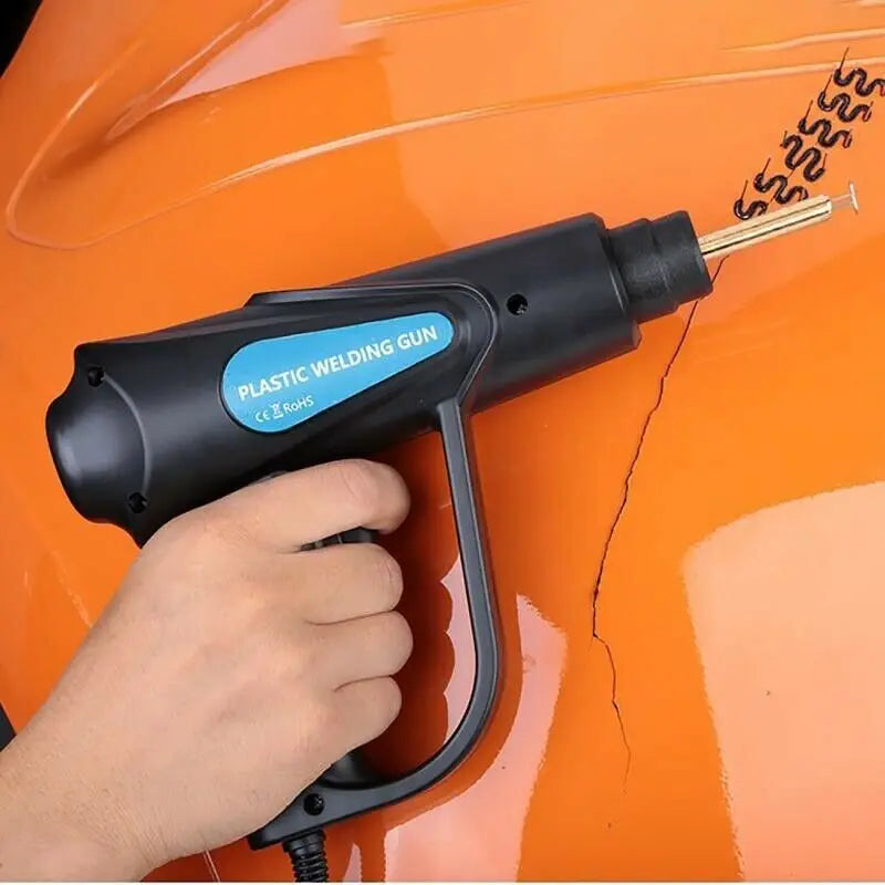 70W Plastic Welding Machine Plastic Welder Gun Car Bumper Repair Kit with 200/600/1000 Pcs Hot Staples Car Tools Kit