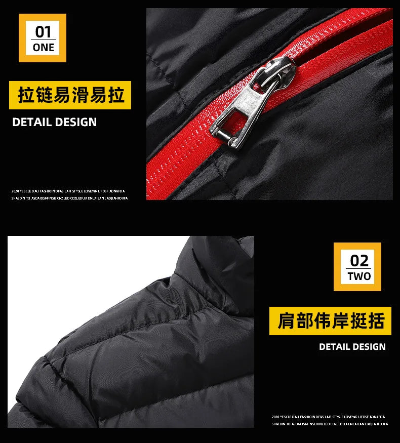 2026 Hot Selling Jackets Winter Men's Medium and Youth Large Sized Lightweight Warm Jackets Trendy Fashion Jackets