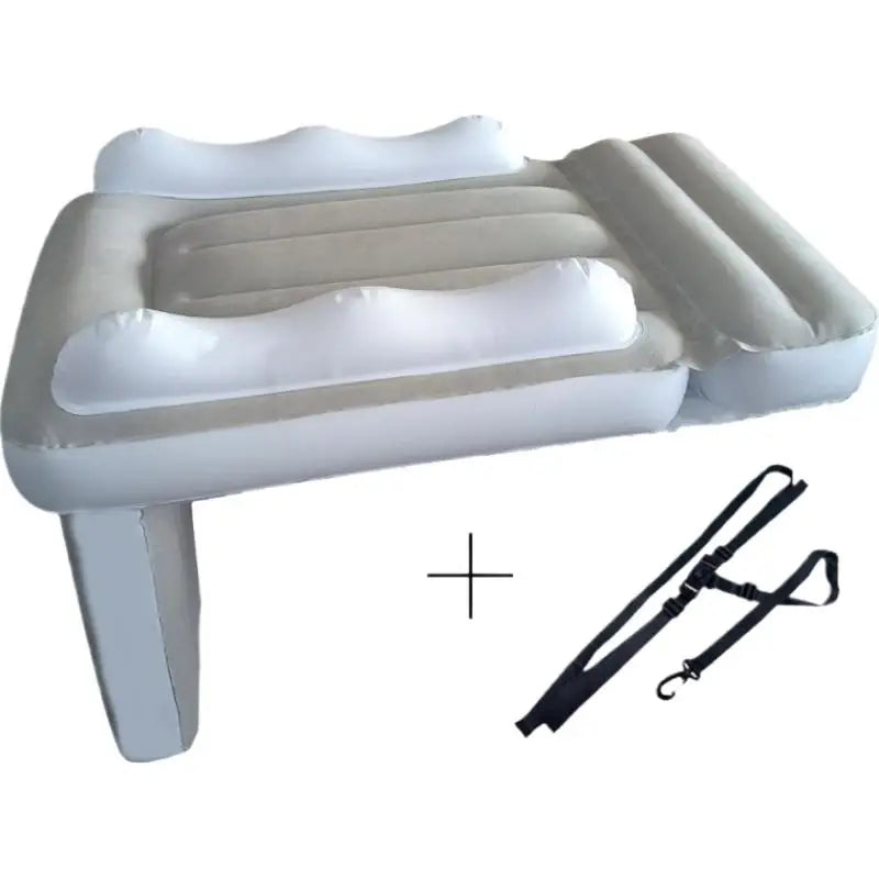 Baby Inflatable Mattress Children's Car Rear Folding Car Mat Outdoor Travel Thickened Plush Air Cushion Car Inflatable Bed ﻿