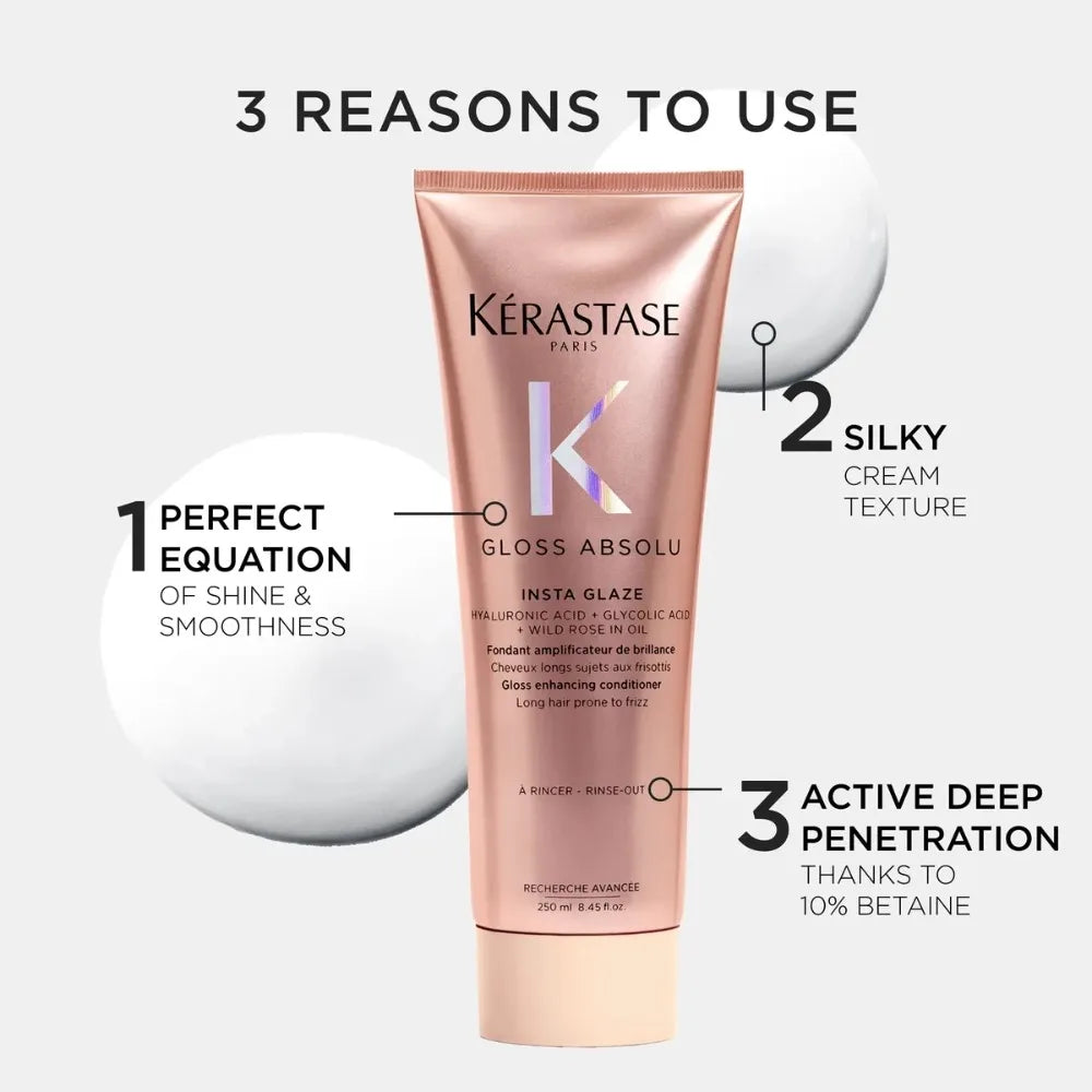Kerastase Chronologiste Rose Conditioner 75ml, Original Conditioner for Women/Men, Hair Care Treatment