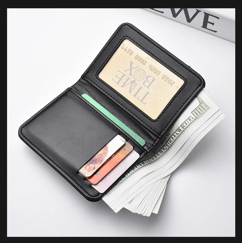 Leather Men Wallet Gift Coin ID Cash Credit Card Holder Purses For BMW X3 X5 M5 M3 E46 E90 E60 F10 E39 F30 E36 G30 E87 E30 G20