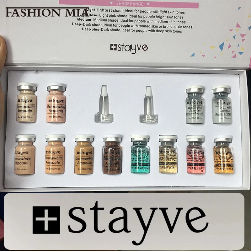 Korea Original Stayve BB Cream Glow Beginner Starter Kit Niacinamide/Peptide Face Skin Care Serum Essence