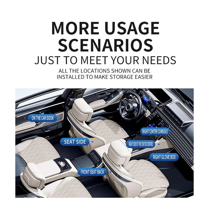 Toyota car seat back storage box multifunctional creative car water cup holder seat rear door storage box car supplies
