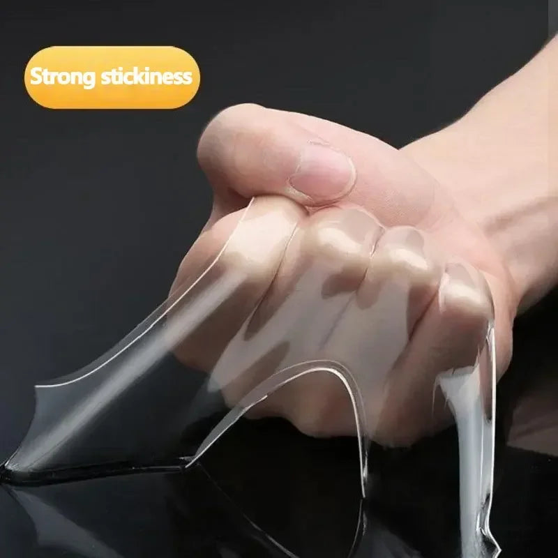 Waterproof Double Side Tape Transparent Adhesive Tape 1M/3M/5M Home Tapes Stationery Office Supplies