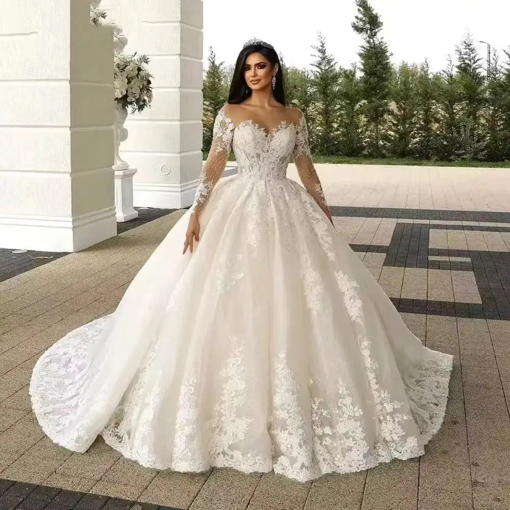 customized sweetheart bridal gown
