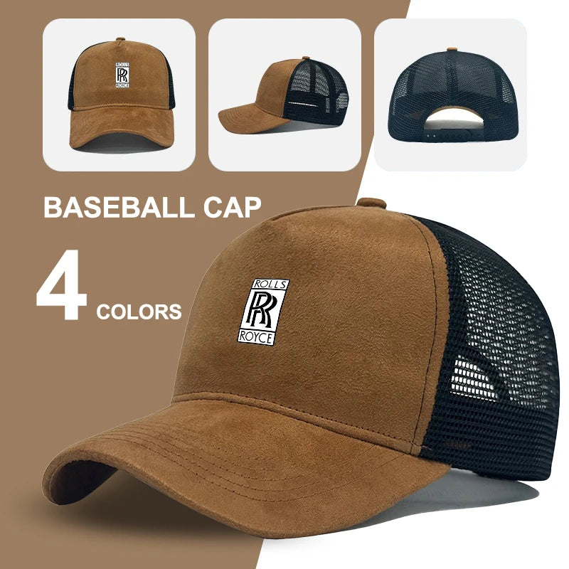 Adjustable Car Outdoor Sports Casual Sunscreen Hat Breathable Baseball Cap For Rolls-Royce Cullinan Phantom Ghost Wraith Dawn