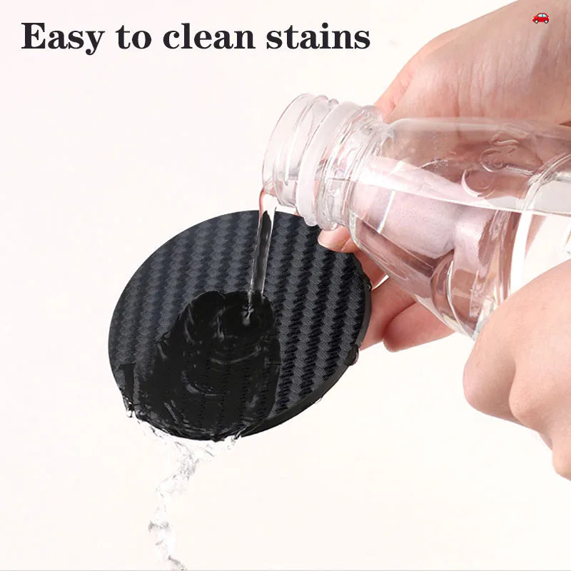 2Pcs Car Coasters Leather Water Cup Mat Auto Accessories For Peugeot 408 4008 308 3008 Rifter 5008 508 2008 208 301 RCZ 407 108
