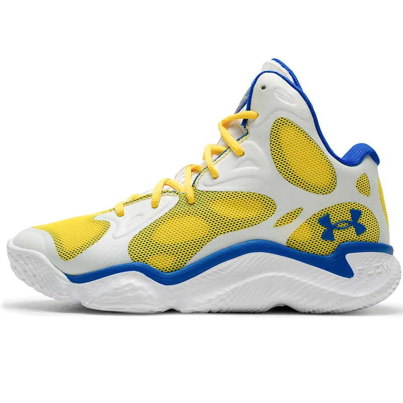 Under Armour Men's and Women's Shoes, Sports Shoes for Competition and Training, Practical, Comfortable, Cushioning, Wear-Resistant, Breathable Basketball Shoes 3026640-100