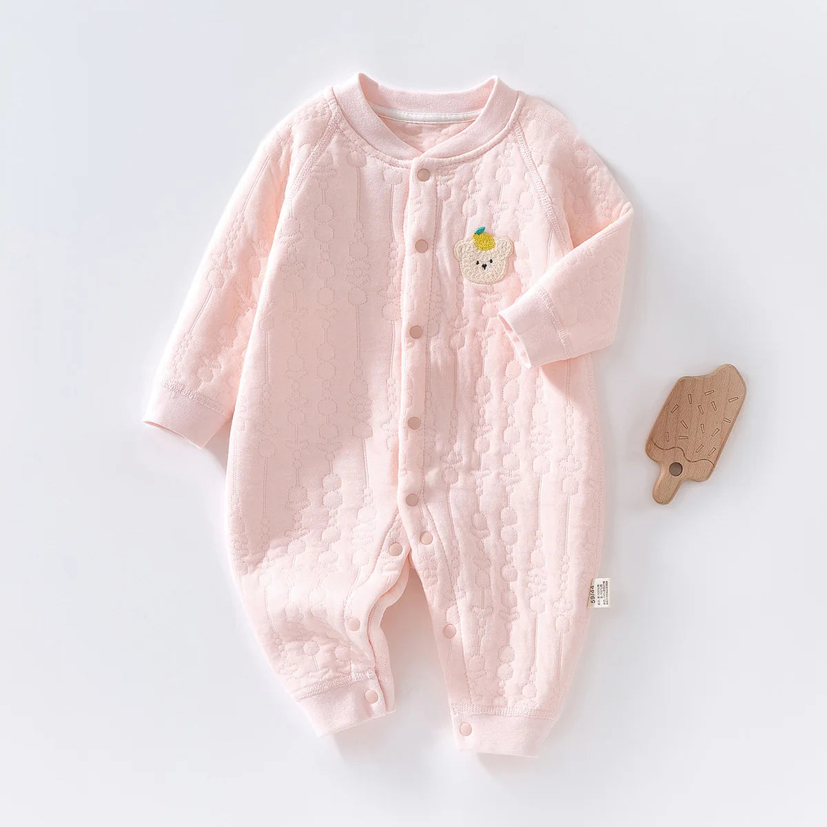 AYNIGIELL Baby Jumpsuit Autumn Winter Warm Sleepwear Pure Cotton Newborn Clothes 0-18 Months Newborn Boys and Girls Jumpsuit