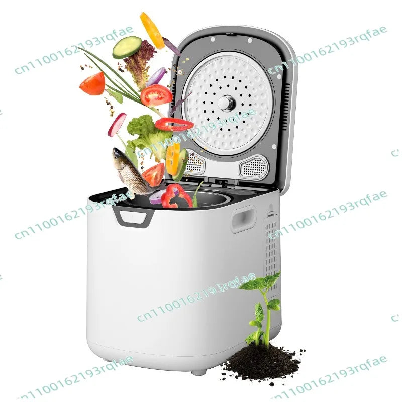 Latest Fully Automatic Kitchen Organic Food Waste Ingredient Recycling Composter Smart Home Electric Food Waste Composter