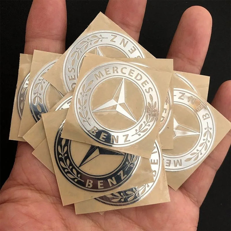 2/5/10Pcs For Mercedes Benz A C S G Class GLC CLE CLA W177 Universal Car Badge Sticker Decoration Decor  Auto Accessories