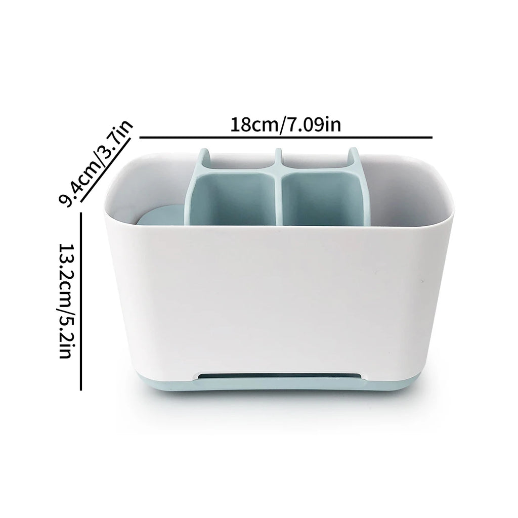 6 Girds Bathroom Organizer and Storage Desktop Holder for Toothbrush Comb Toothpaste Shower Makeup Organizer Household Items