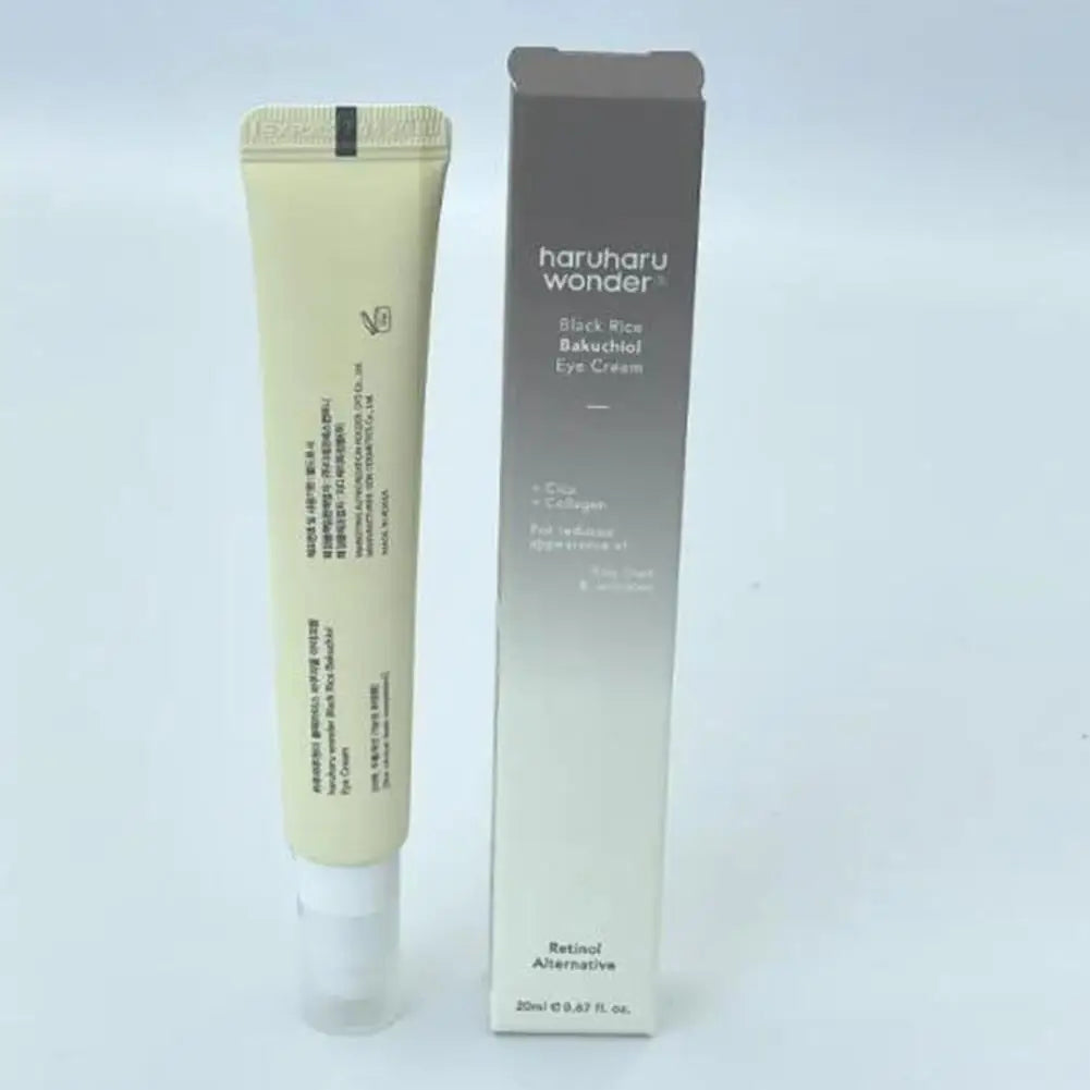 Haruharu Wonder Natural Black Rice Bakuchiol Eye Treatment Eye Cream Revitalizes & Firms Eye Area For Plump Hydrated Skin