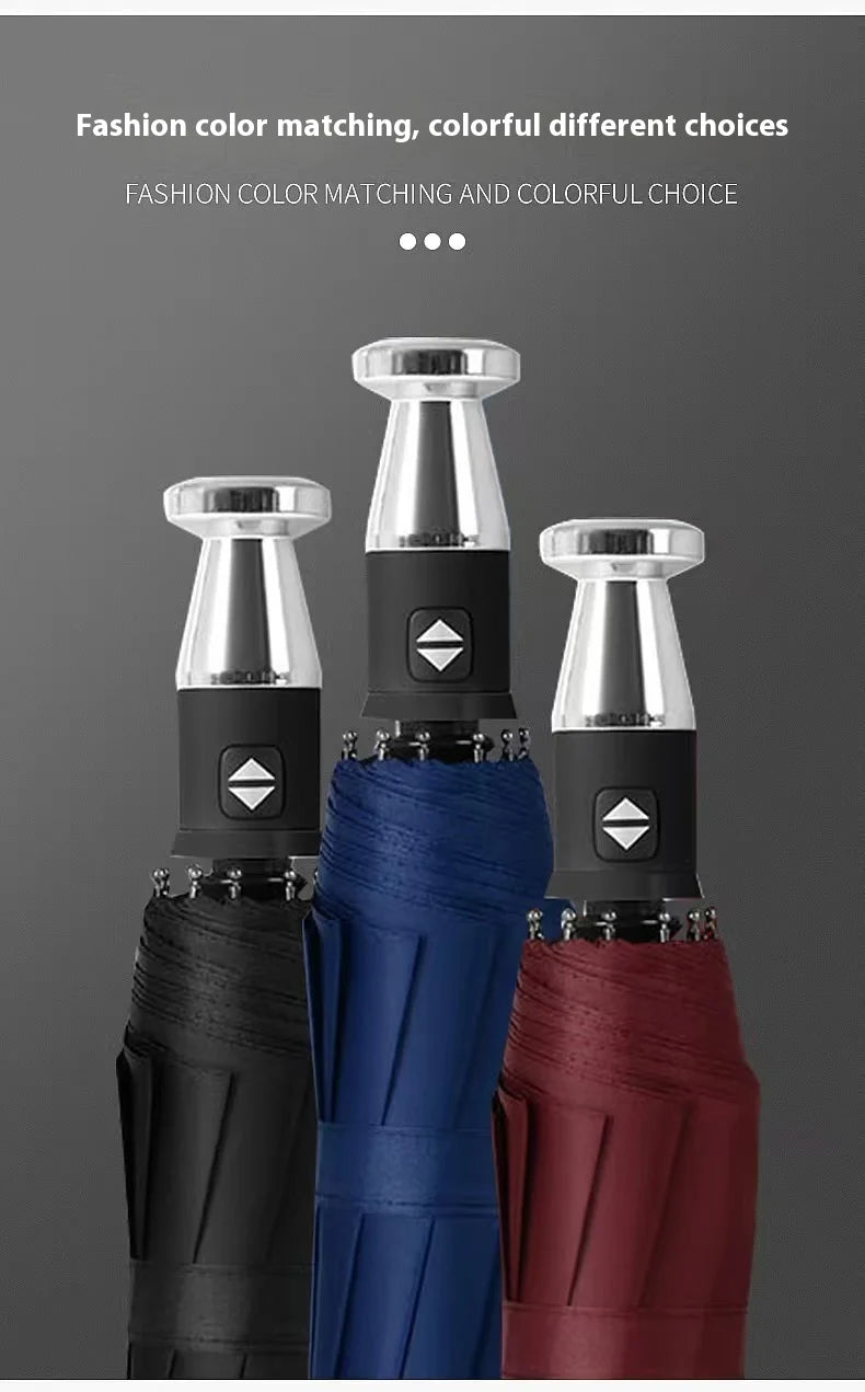 For Mercedes-Benz A C E S V Class AMG Sprinter GLC ML SLK SL Vito CLS GLA GLK Car Automatic Folding Windproof Sunshade Umbrella