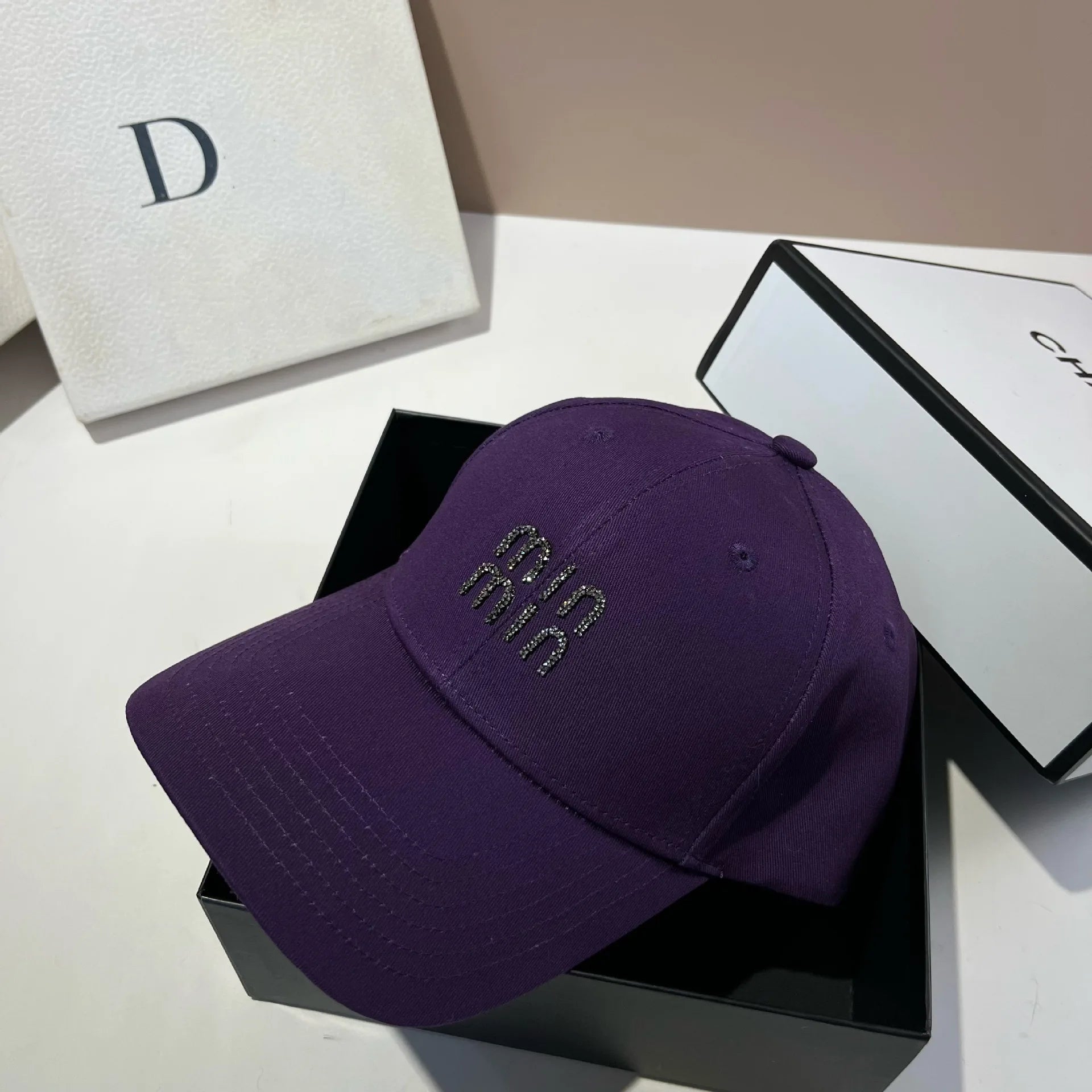 MI Hardtop Cotton Baseball Cap Versatile For All Seasons Multi-Color Duckbill Cap Fashionable Daily Casual Sports Cap