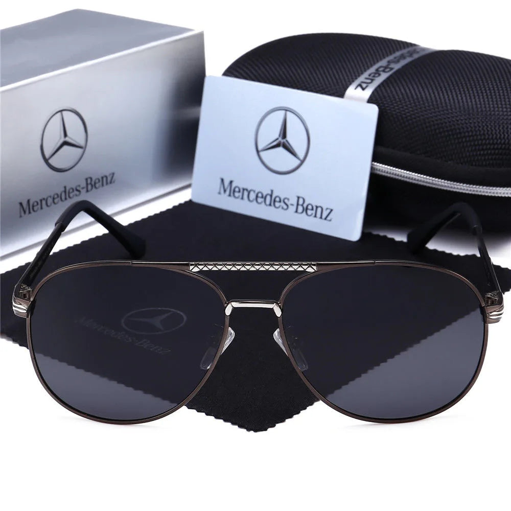 Mercedes Benz A C E V R S Class GLA GLC GLK GLS SLK ML Sprinter Vito Car High-End Luxury Polarized Sunglasses Anti Glare Goggles