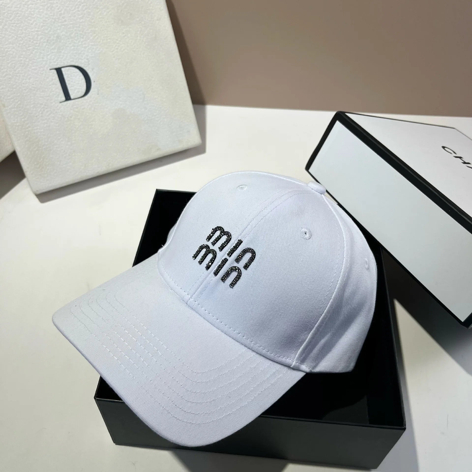 MI Hardtop Cotton Baseball Cap Versatile For All Seasons Multi-Color Duckbill Cap Fashionable Daily Casual Sports Cap