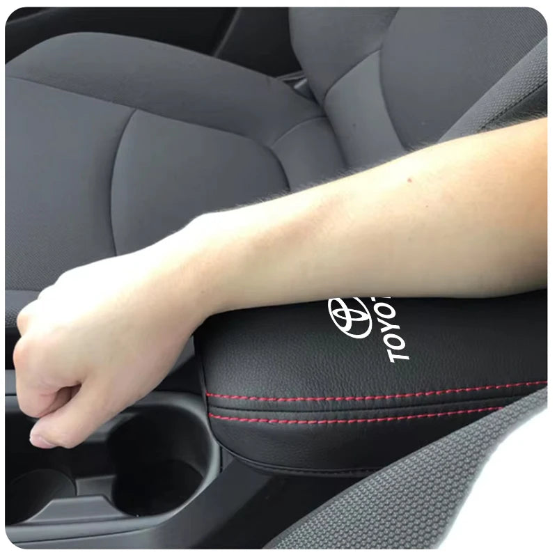 Toyota Armrest Box Protective Cover Armrest Booster Pad For Toyota Corolla Yaris Aygo GT86 Prius RAV CHR Camry Auris Avensis