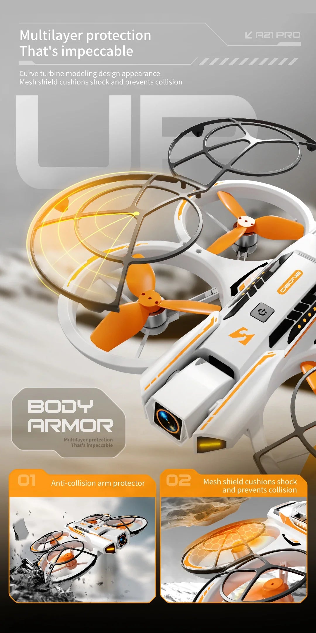 Hot for Genuine Original A21Pro Drone GPS 8K Professional Aerial Photography Remote Control Aircraft 5G HD Camera Quadcopter Toy