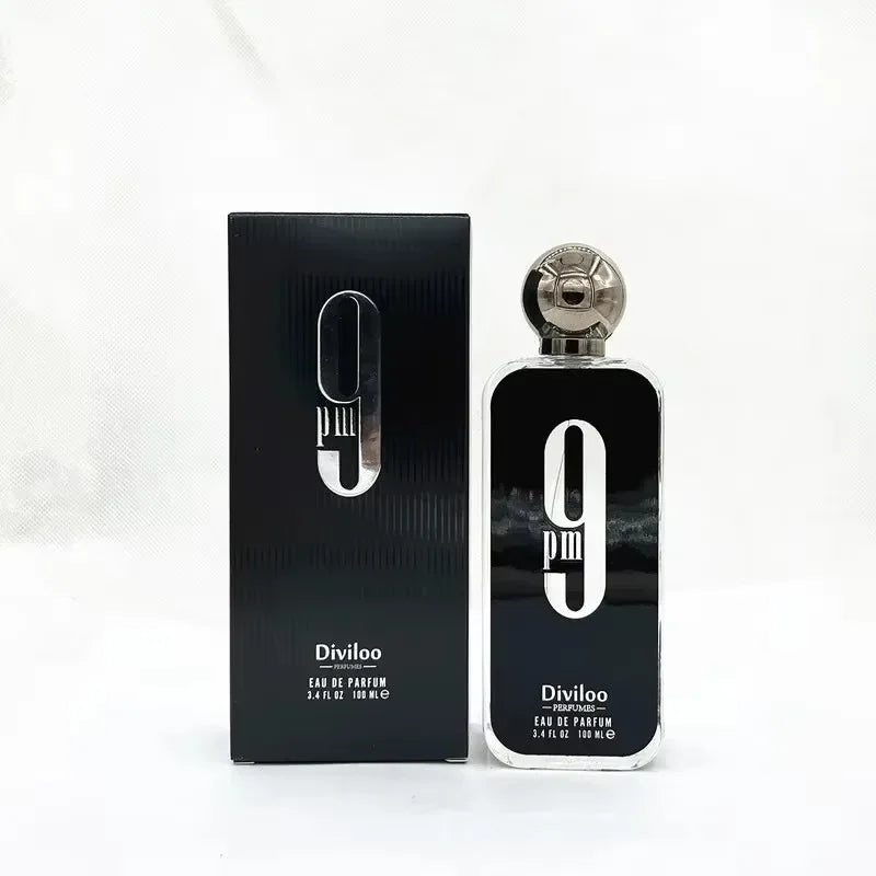 New 100ml/ 3.4oz 9pm 9am Men's Perfume Light Fragrance Fragrance Women's Unisex Parfum Long Lasting Charming Charm Gift