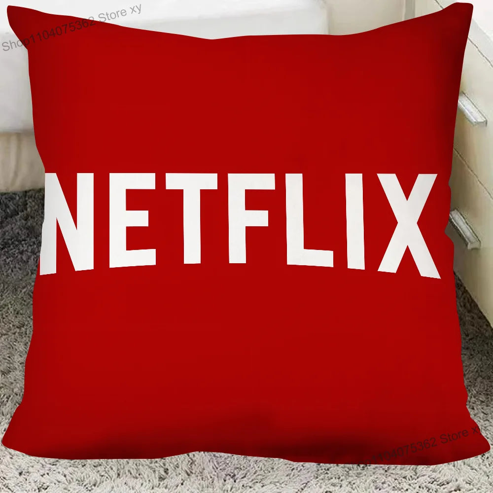 1PC Netflix Pillow Case Square Pillow Cushion Cover Bedroom Sofa Room Decoration Casual Pillow Cover