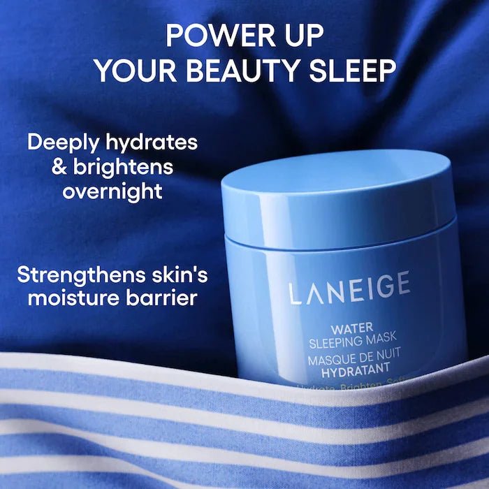 Laneige Water Sleeping Mask Hydrating Face Moisturizes Brightens Skin Creams Deep Moisturizing Shrink Pores Care for Beauty