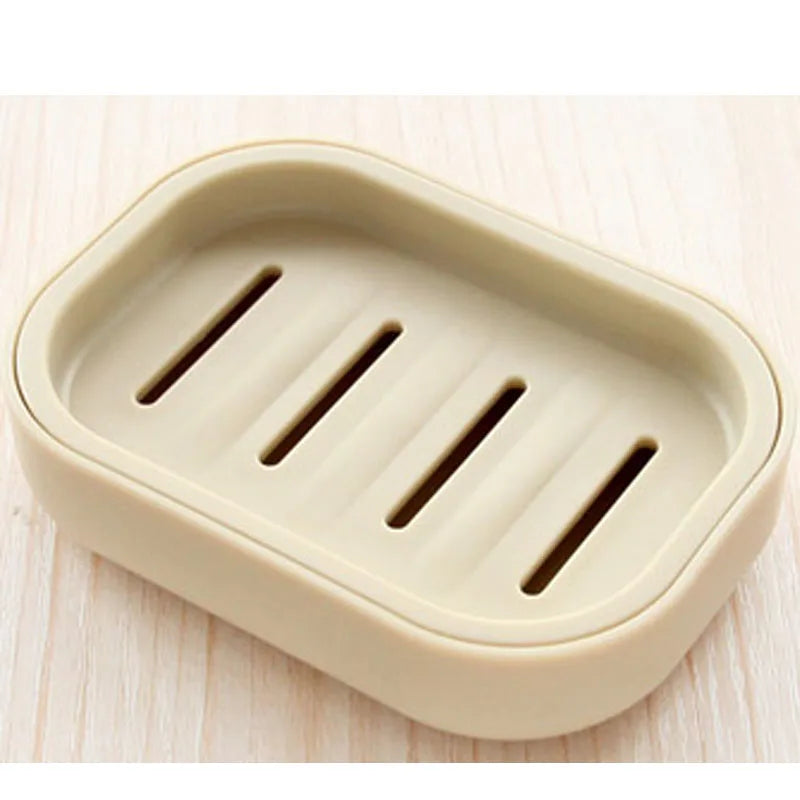 Double Layer Soap Dish Bathroom Dish Plate Case Plastic Drain Soap Box Home Travel Soap Holder Container Portable Soap Rack