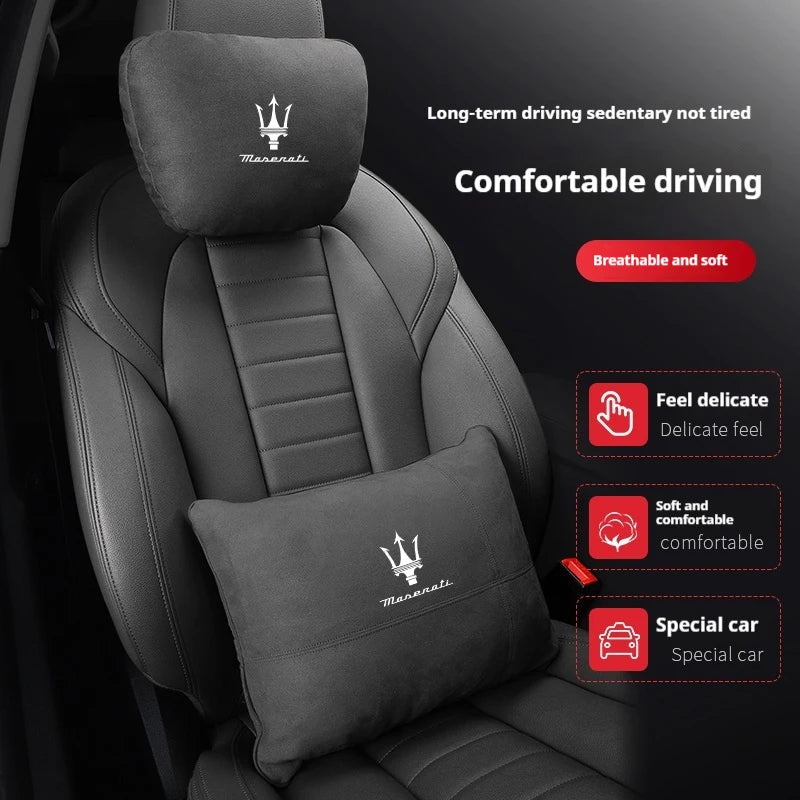 Maserati car neck support cushion 
