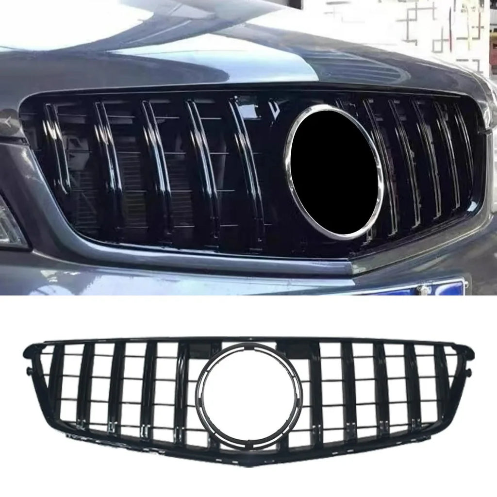 Front Bumper Grille Grill Tuning Accessories For Mercedes Benz C class W204 2007-2014 C180 C200 C250 C300 AMG GT Diamond Style