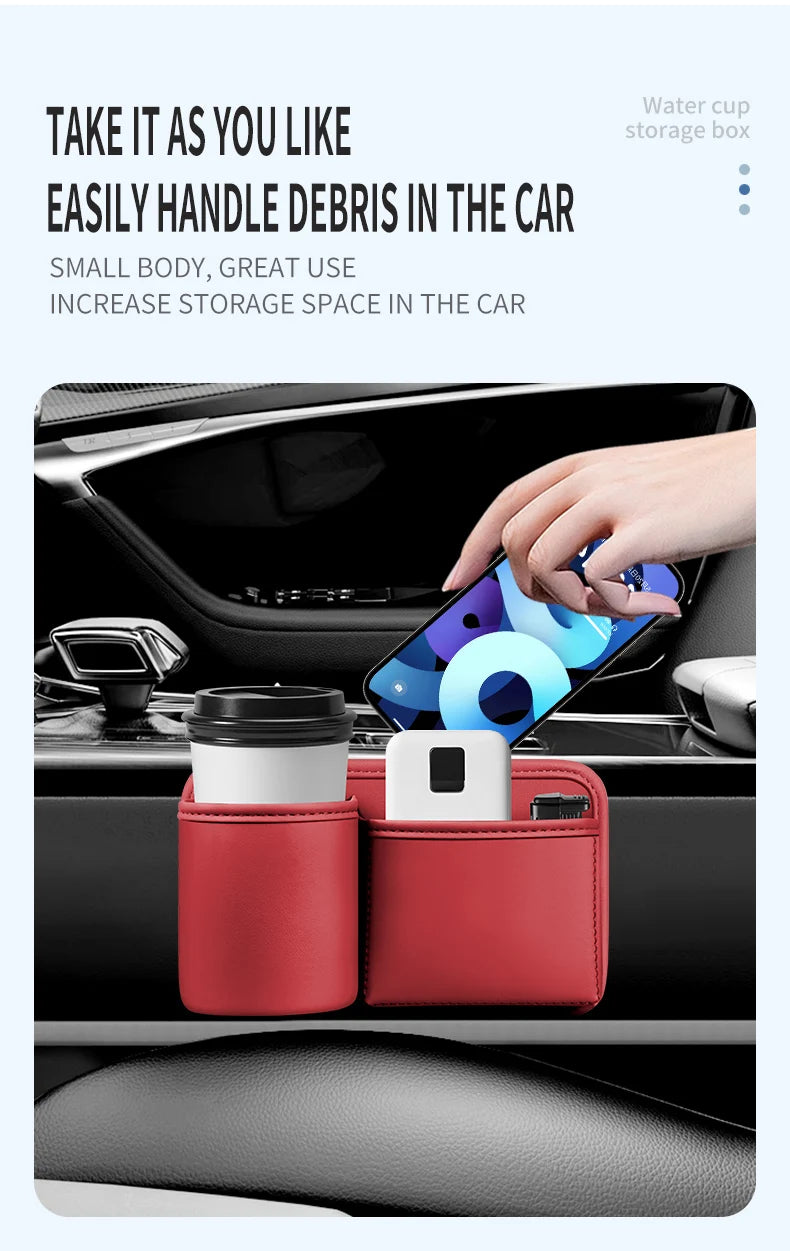 Toyota car seat back storage box multifunctional creative car water cup holder seat rear door storage box car supplies