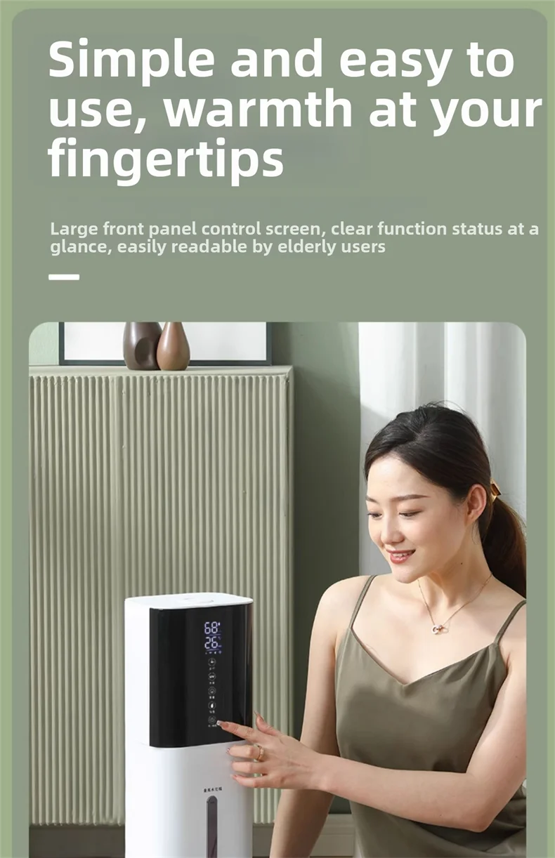 7L Floor Standing Humidifier with Remote Control Baby Room Humidifier Ultra Quiet Quiet Floor Humidifier For Living Room