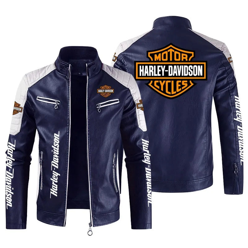 Motorcycle Fashion Style Trendy Jackets PU Leather Couple Coats For Harley Davidson Electra Glide Ultra Classic 1250 S PA 1250S