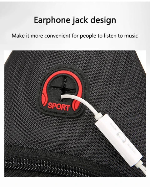 Car Emblem Leisure One-shoulder Bag Men's Messenger Chest Pocket For Ferrari Roma 488 Portofino F8 F1 Roma Spider SF90 Superfast
