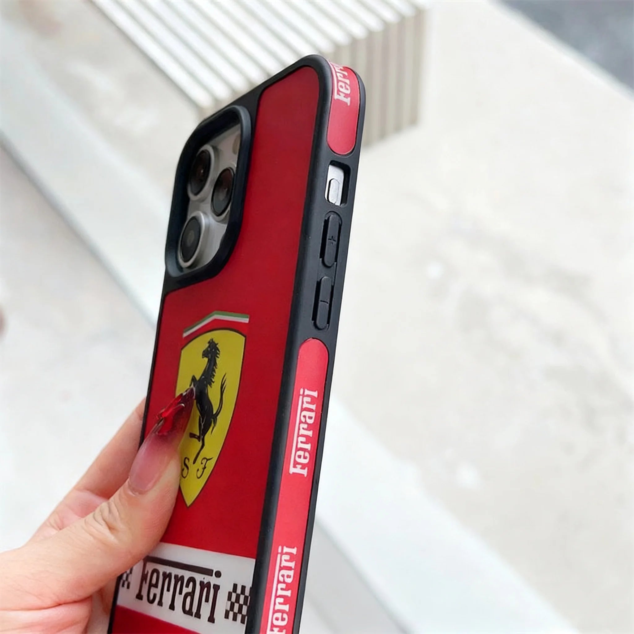 Fashion For Ferrari Phone Case For IPhone 17 Pro Max 16 15 14 12 13 11 Pro Max Mini X XR XS Max 7 8 Plus Anti Fall Cover Shell