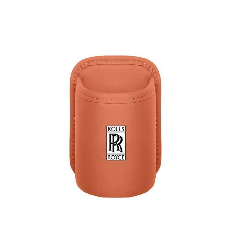 Universal Leather Car Seat  Drink Rack ater Cup Box for Rolls-Royce Cullinan Phantom Ghost Wraith Dawn Auto Interior Accessories