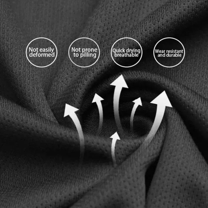 New Summer Men's Quick-Drying Fake Two-piece Shorts Men's Racing Team Logo Print Double Layer Sports Shorts Running Shorts Moto