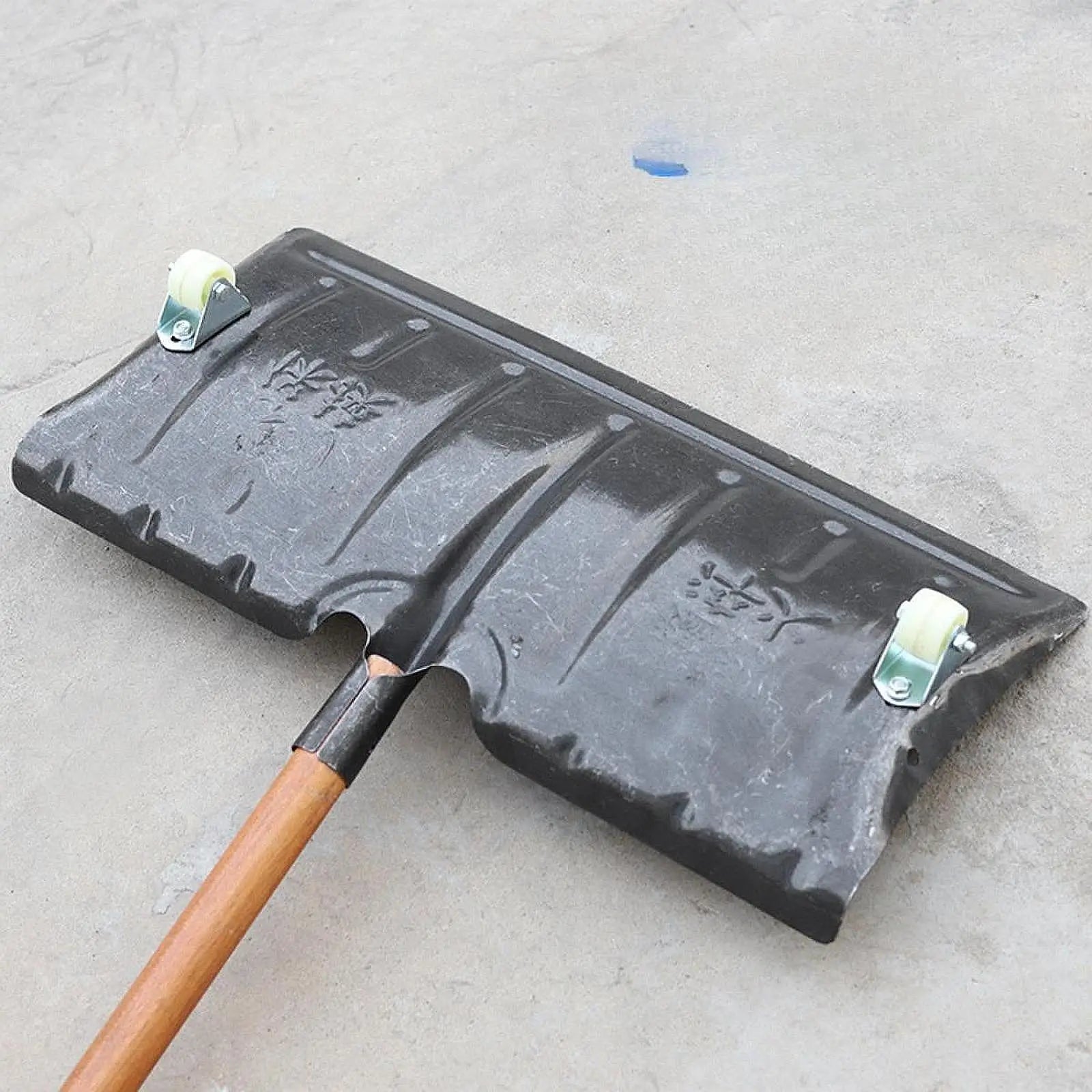 Snow Shovel Head Directly Replace Heavy Duty Snow Cleaning Shovel Snow Pusher Head Snow Remover for Deck Yard Garden Road House