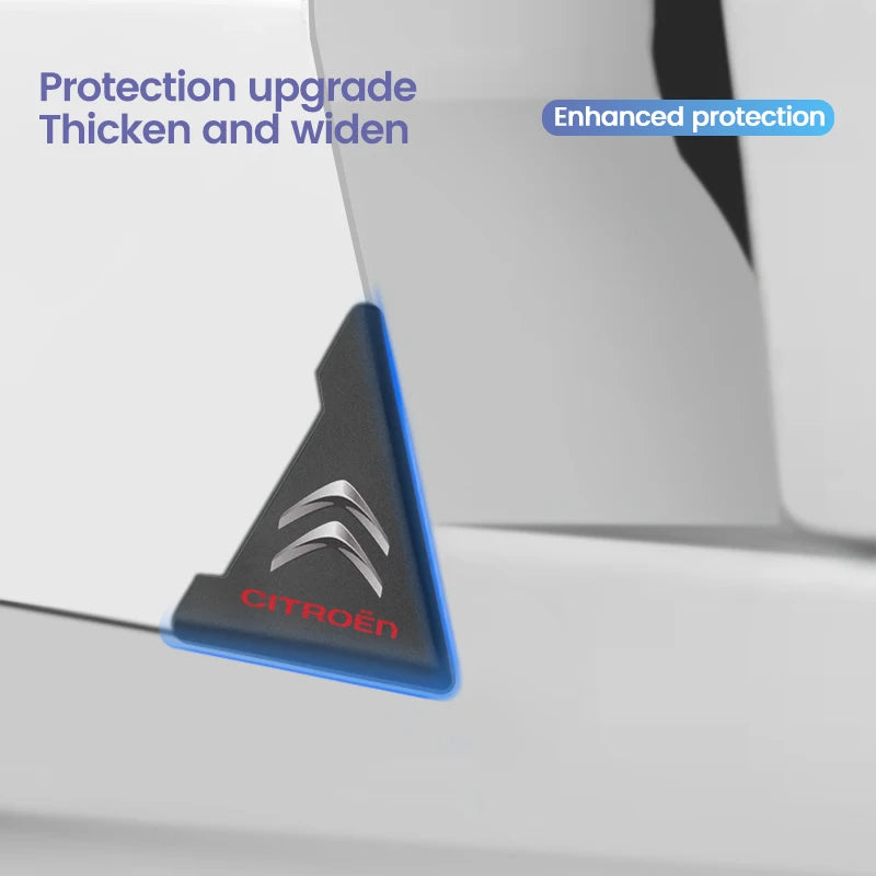 2pcs Silicone Car Door Corner Protector Anti-Collision Scratch Cover For Citroen Elysee Berlingo Xsara C3 C2 C1 XR C4 Picasso C5
