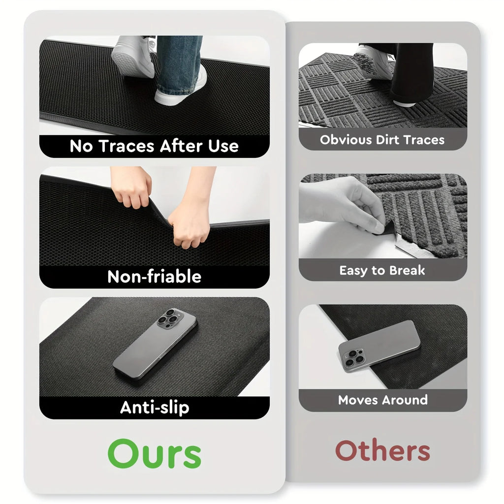 Non-slip Outdoor Elastic Carpet Front Doormat Comfortable Resilient Carpet Entrance Door Mat High Elasticity Floor Mat