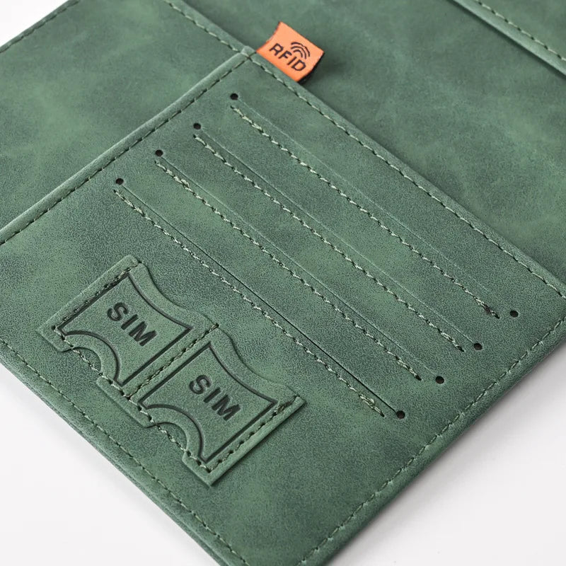 Passport Covers Women Men Letter Print Passport Holder Flight Ticket Clips ID Bank Credit Card Holder Passport Travel Organizer