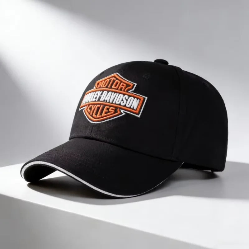 Fashion Motorcycle Baseball Hat Embroidered Outdoor Sport Hat Men Women Sunshade Hat For Harley Davidson Racing Team Accessories