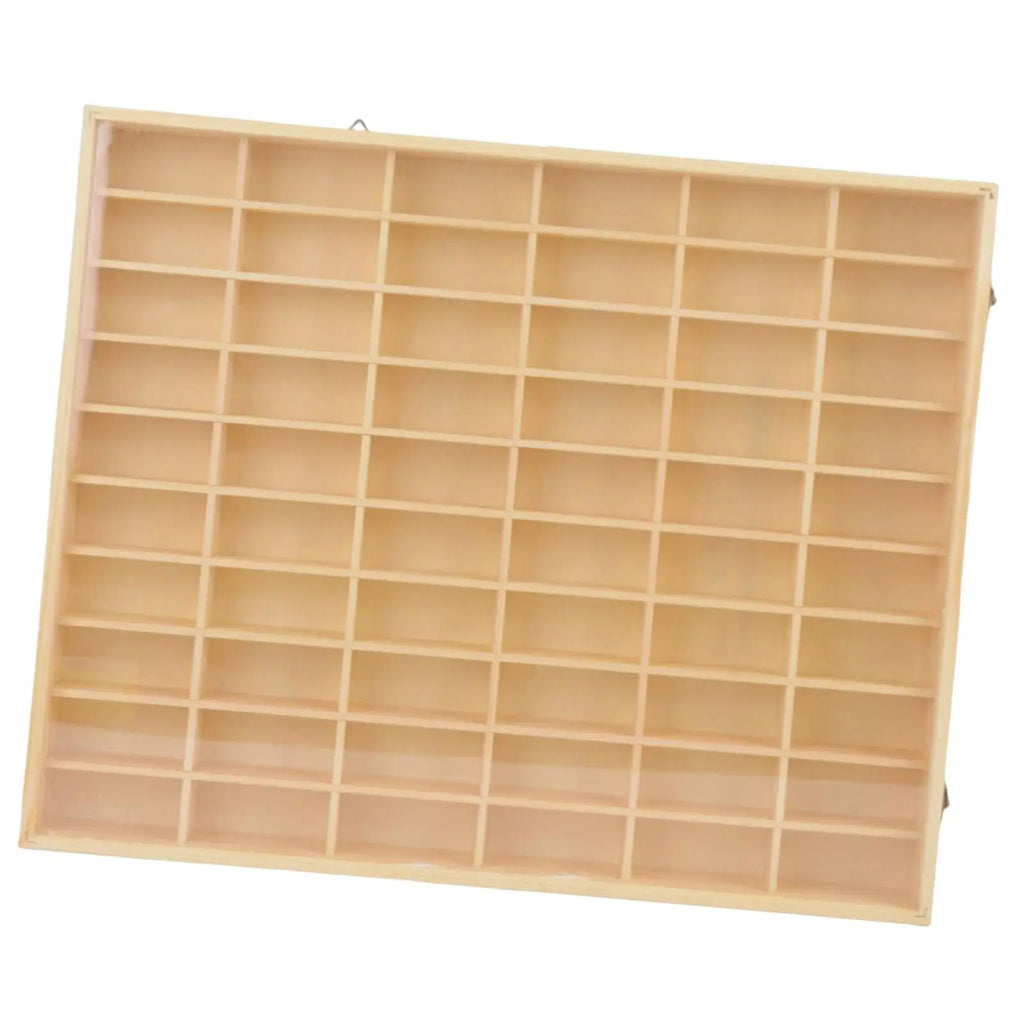 Wooden Multi-Grid Box Car Storage Display Box Hand-Held Storage Box Multi-Layer Display Cabinet Wall Toy Display Rack Stand