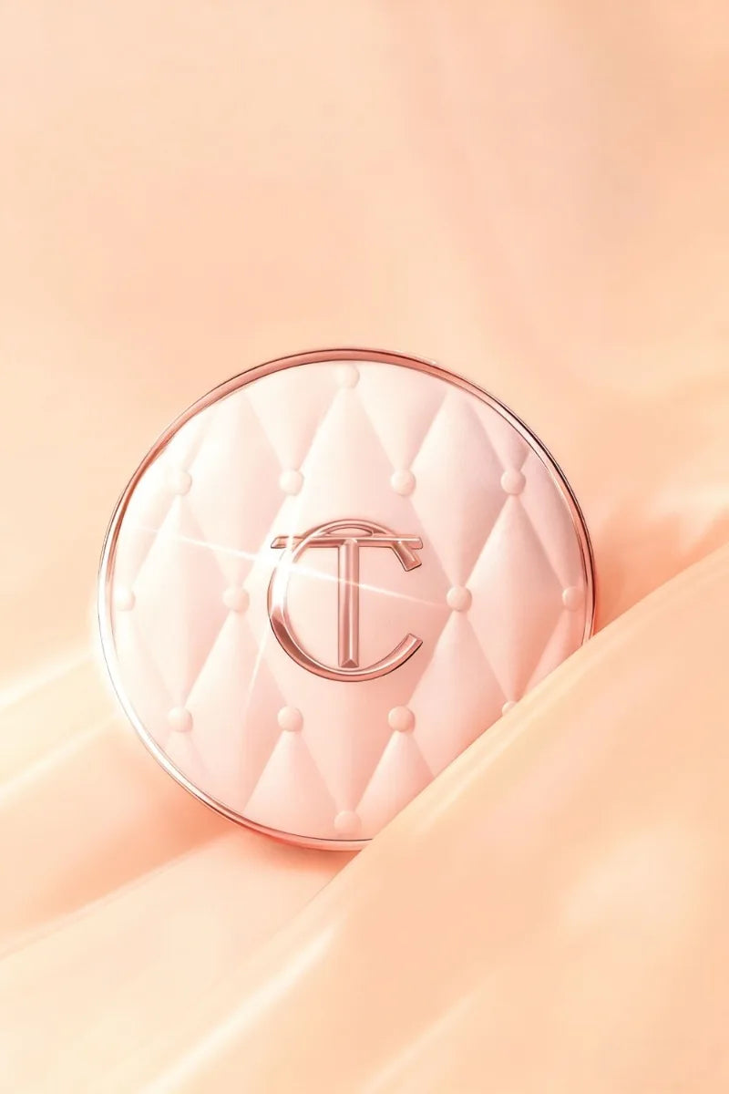 Charlotte Tilbury Shimmer Makeup Air Cushion Lightweight Moisture Oil Control Two Color Heart Shape Powder Blusher Unique Design
