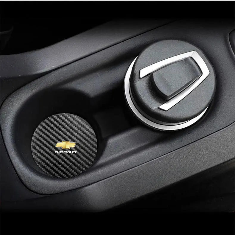 Car Cup Holder Coaster Anti-Slip Car Water Cup Pad For Chevrolet Cruze Impala Malibu Silverado Cobalt Impala Onix pioneer Trax