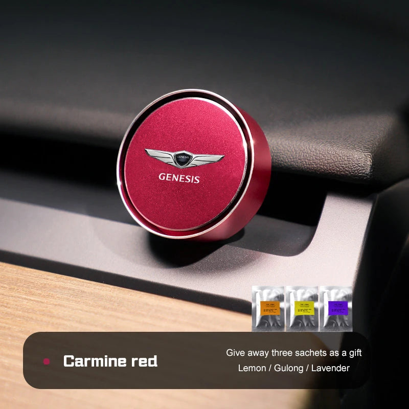 Alloy Car air outlet perfume Air Freshener Diffuser for Genesis G80 GV70 GV80 GV60 G70 Essentia Neolun G90 GV90 Solid Fragrance
