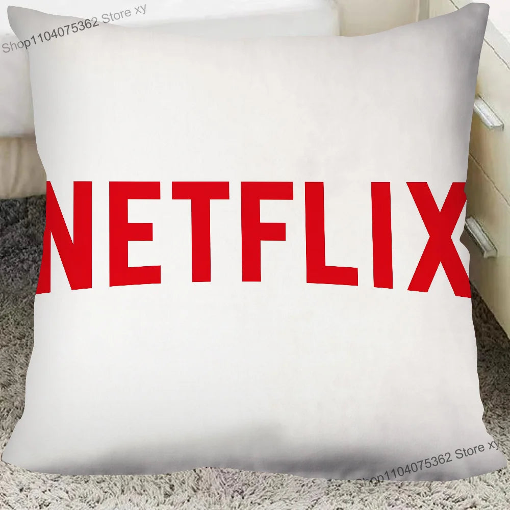 1PC Netflix Pillow Case Square Pillow Cushion Cover Bedroom Sofa Room Decoration Casual Pillow Cover