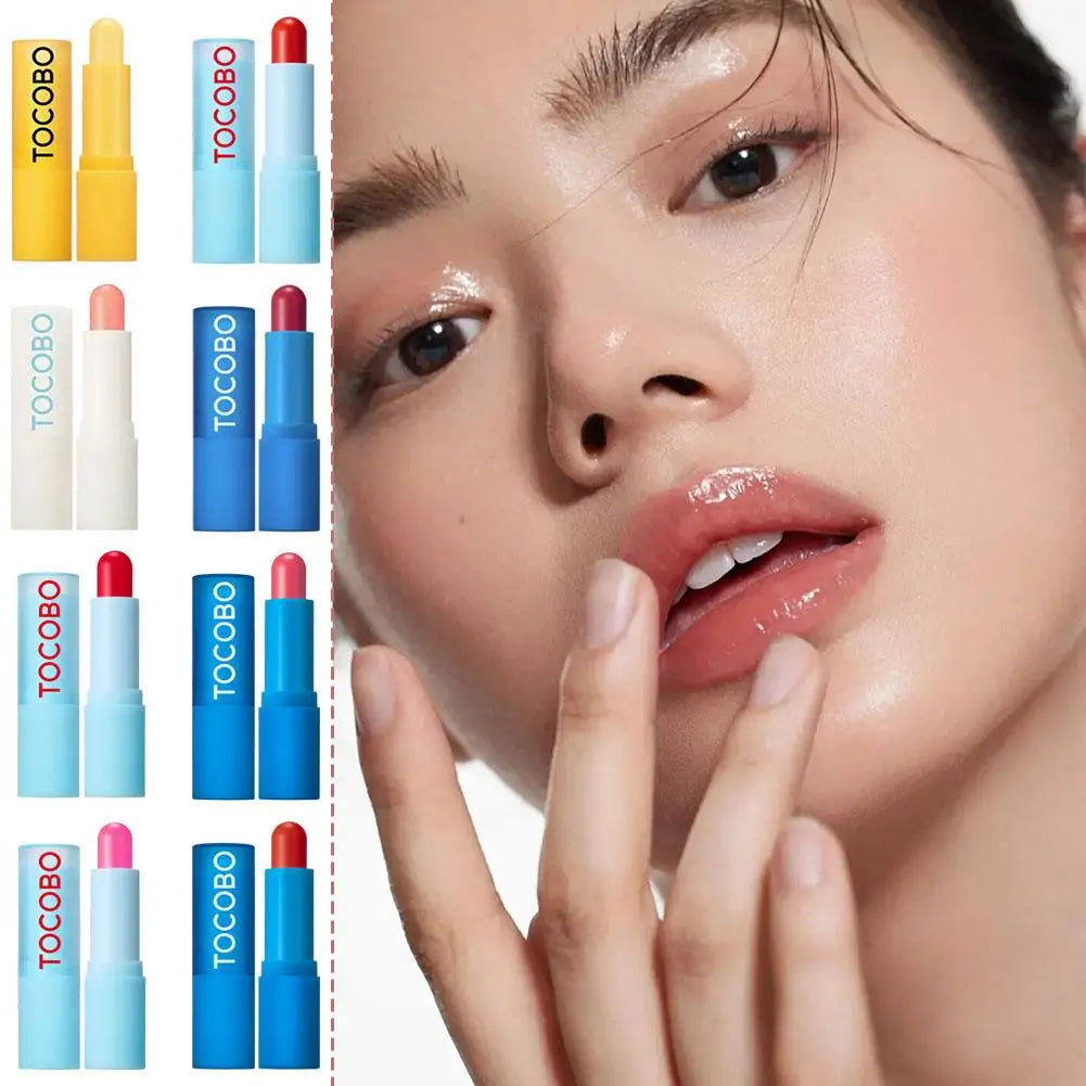 Original TOCOBO Lip Balm 8- Color Lipstick Light High Moisturizing Matte Shimmer Nourishing Mirror Rare Beauty Korean Makeup